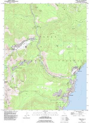 Tahoe City USGS topographic map 39120b2