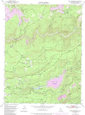North Bloomfield topo map