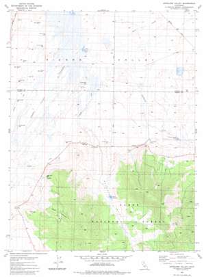 Antelope Valley topo map