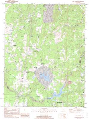 Lake Combie USGS topographic map 39121a1