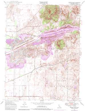 Browns Valley topo map