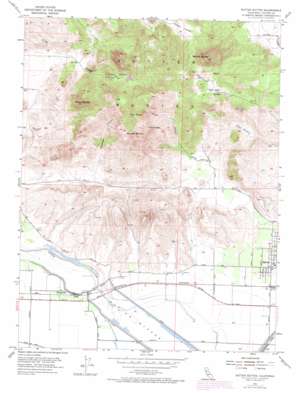 Sutter Buttes topo map