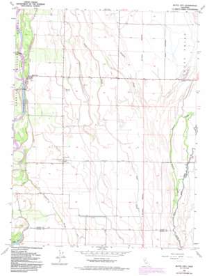 Butte City USGS topographic map 39121d8