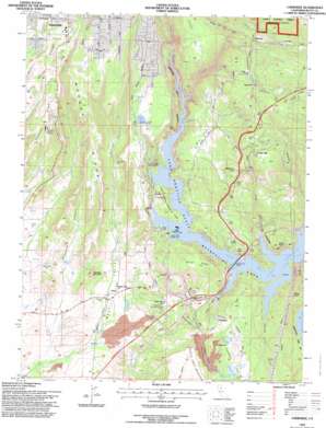 Cherokee topo map
