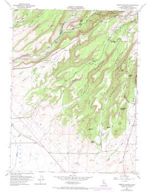 Hamlin Canyon topo map