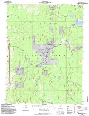 Meadow Valley topo map