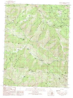 Bartlett Springs USGS topographic map 39122b6