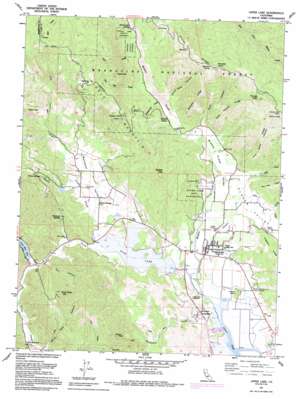 Upper Lake USGS topographic map 39122b8