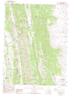 Rail Canyon USGS topographic map 39122d4