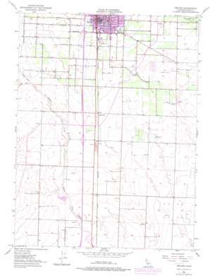 Orland topo map