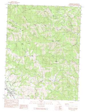 Boonville topo map