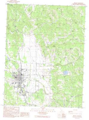 Willits USGS topographic map 39123d3