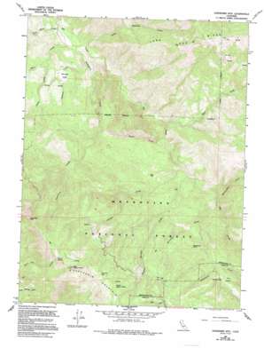 Sanhedrin Mountain USGS topographic map 39123e1