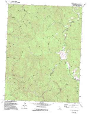 Lincoln Ridge USGS topographic map 39123f6