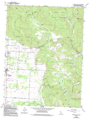 Covelo East USGS topographic map 39123g2