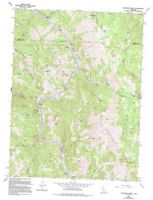 Updegraff Ridge USGS topographic map 39123h4
