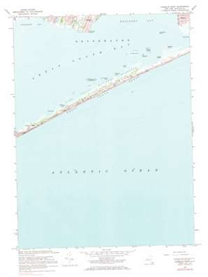 Howells Point topo map