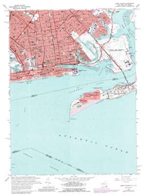 Coney Island USGS topographic map 40073e8
