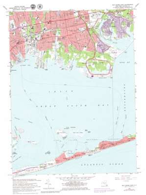 Bay Shore East USGS topographic map 40073f2