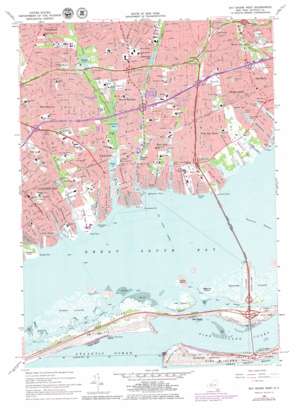 Bay Shore West USGS topographic map 40073f3