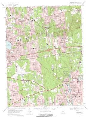 Patchogue topo map