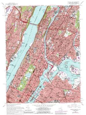 Central Park USGS topographic map 40073g8