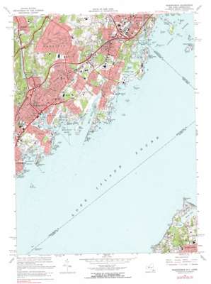 Mamaroneck USGS topographic map 40073h6