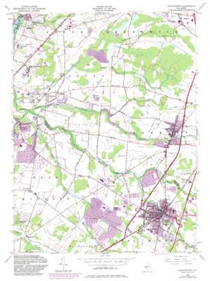Hightstown USGS topographic map 40074c5