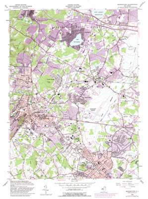 Morristown USGS topographic map 40074g4