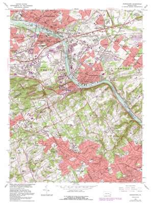 Norristown topo map
