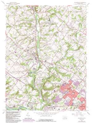 Collegeville USGS topographic map 40075b4