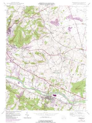Birdsboro USGS topographic map 40075c7