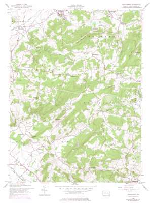 Manatawny USGS topographic map 40075d6
