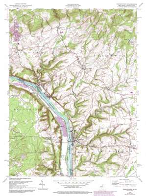 Allentown USGS topographic map 40075e1