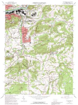 Hellertown USGS topographic map 40075e3