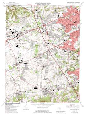 Allentown West USGS topographic map 40075e5