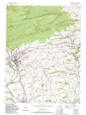 Hamburg USGS topographic map 40075e8
