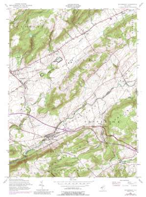 Bloomsbury USGS topographic map 40075f1