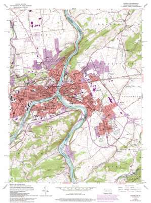 Easton USGS topographic map 40075f2
