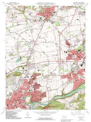 Nazareth USGS topographic map 40075f3