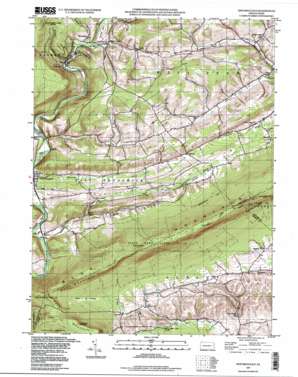 New Ringgold USGS topographic map 40075f8