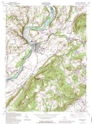 Belvidere USGS topographic map 40075g1