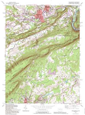 Stroudsburg USGS topographic map 40075h2