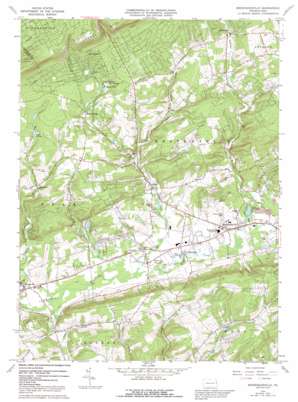 Brodheadsville USGS topographic map 40075h4