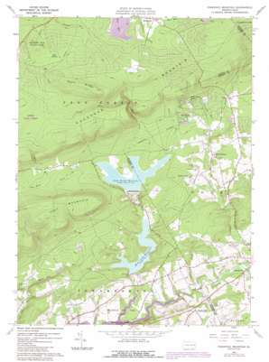 Pohopoco Mountain USGS topographic map 40075h5