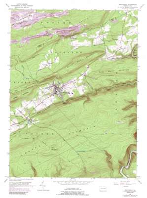 Weatherly USGS topographic map 40075h7