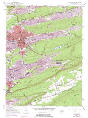 Hazleton USGS topographic map 40075h8