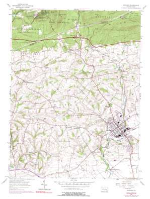 Manheim USGS topographic map 40076b4