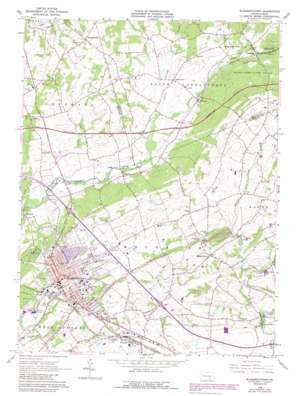 Elizabethtown USGS topographic map 40076b5