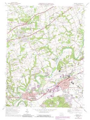 Hershey USGS topographic map 40076c6